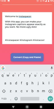 Instaspacer