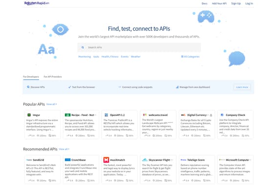 Rakuten RapidAPI 2.0