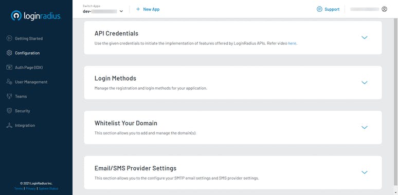 LoginRadius Authentication