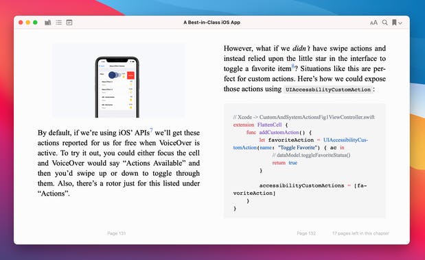 A Best-in-Class iOS App