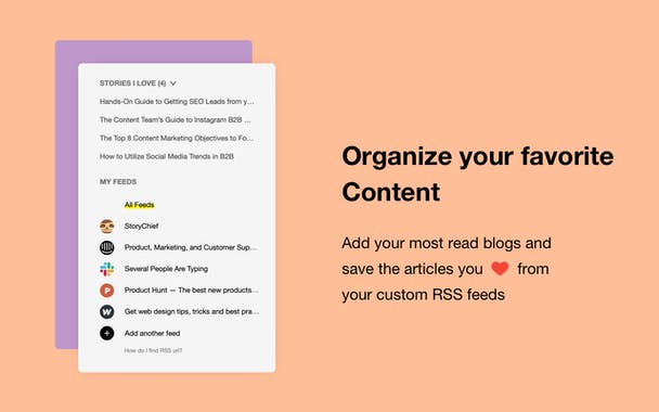 Content Discovery Feed Chrome Extension