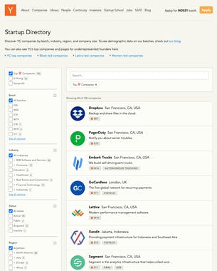 YC Directory