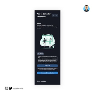 Add to Calendar Generator