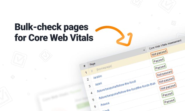 Core Web Vitals in WebSite Auditor
