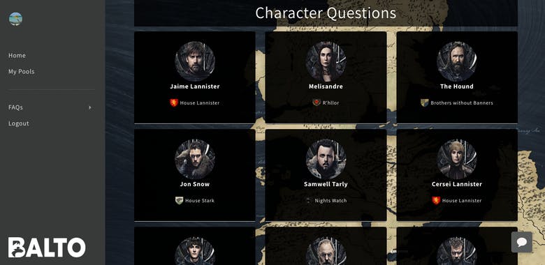 GoT Dead or Alive Challenge