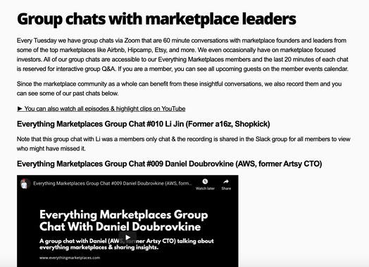 Everything Marketplaces