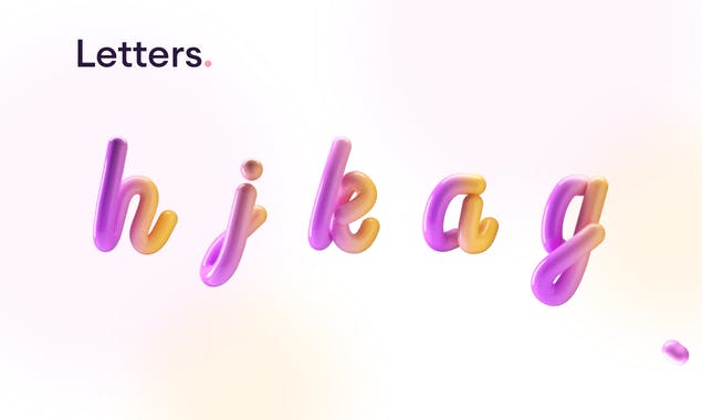 3D Lettering pack & Alphabet by Artify