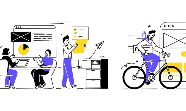 oi-oi hand-drawn illustrations