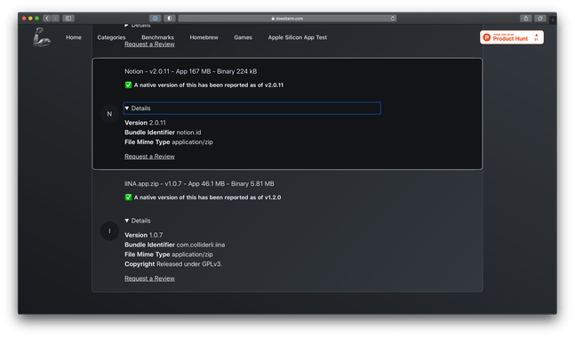 Apple Silicon App Test