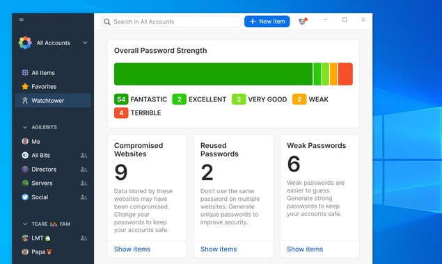 1Password 8 for Windows