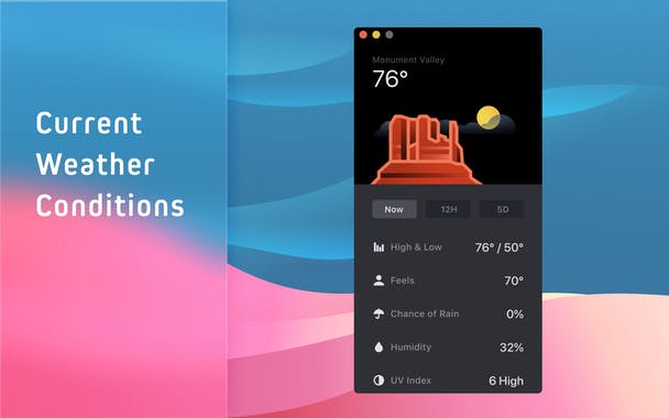 Weather mini for Mac
