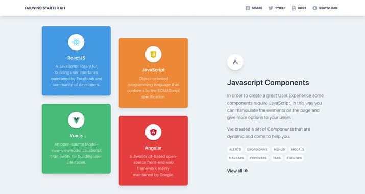 Tailwind Starter Kit