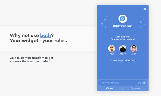 HelpCrunch Widget 3.0