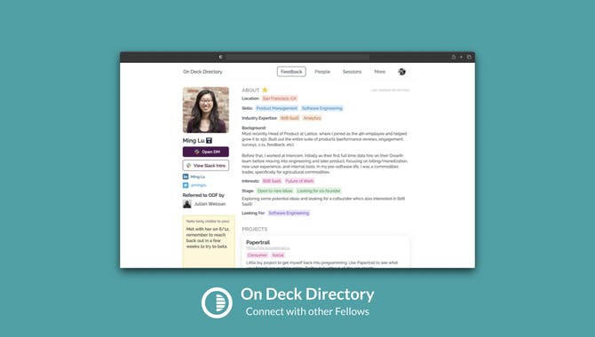 On Deck Climate Tech Fellowship