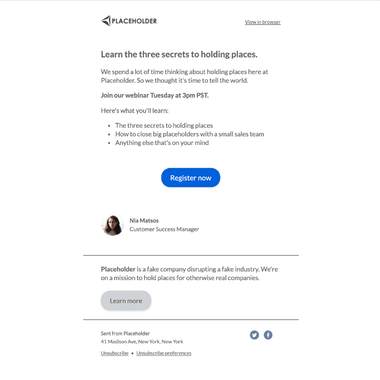Great Email Templates