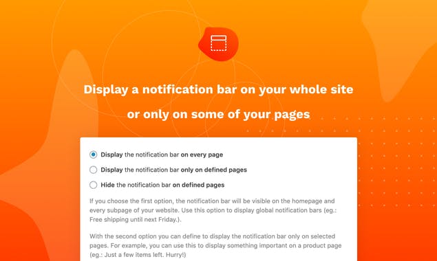 Smart Notification Bar for WordPress