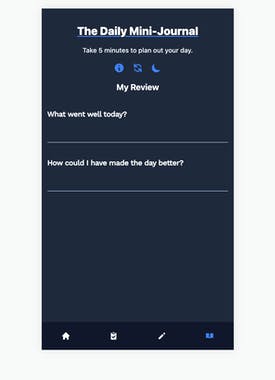 The Daily Mini-Journal 2.0