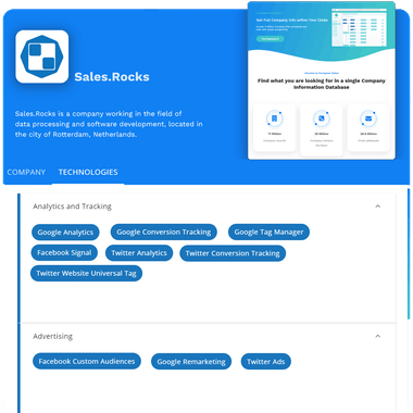 SR Company Tech-Stack
