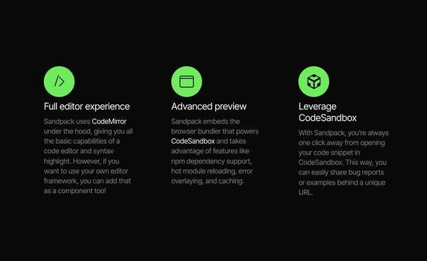 Sandpack by CodeSandbox