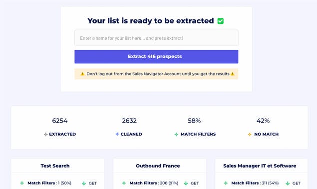 Evaboot - Smart Sales Navigator Scraper