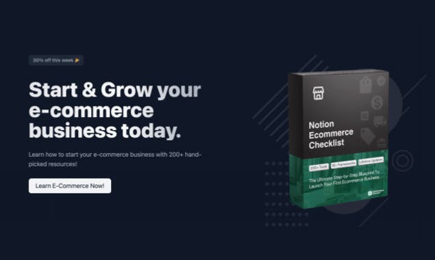 E-Commerce Checklist