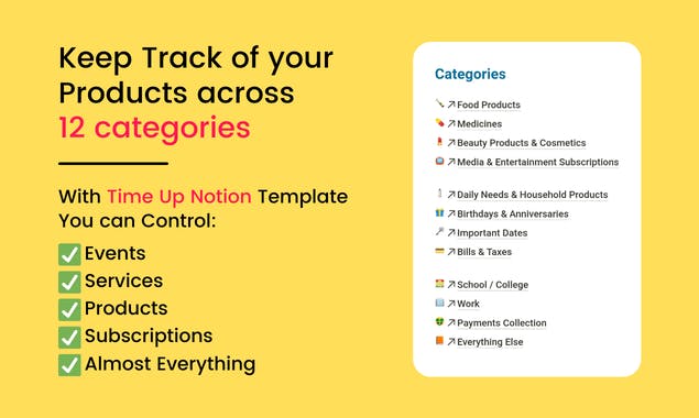 Time Up Notion Template