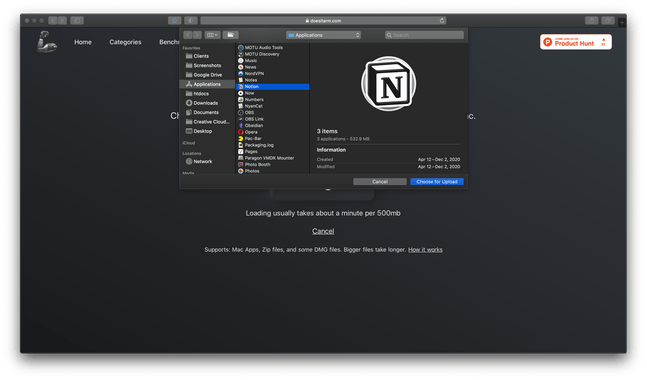 Apple Silicon App Test