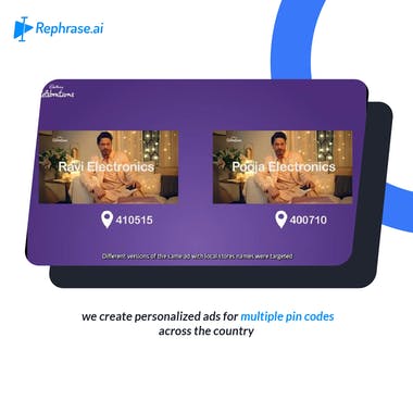 #NotJustACadburyAd with Rephrase.ai