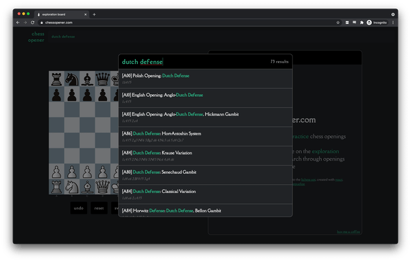 Chess Opener