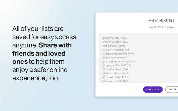 Block Lists by Block Party