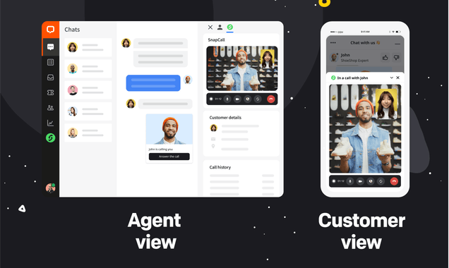 Snapcall for LiveChat