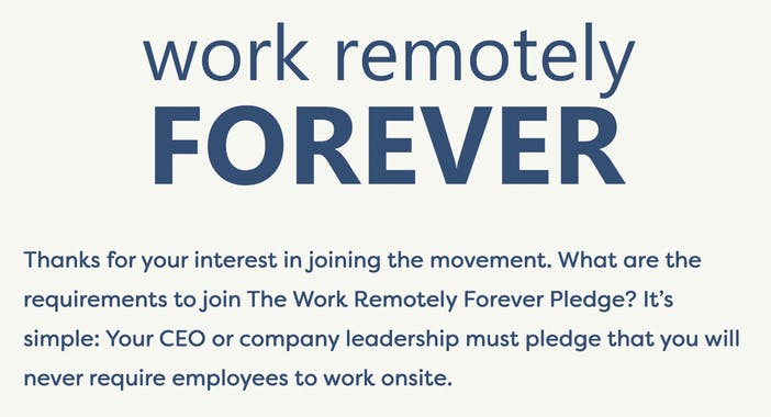 Work Remotely Forever