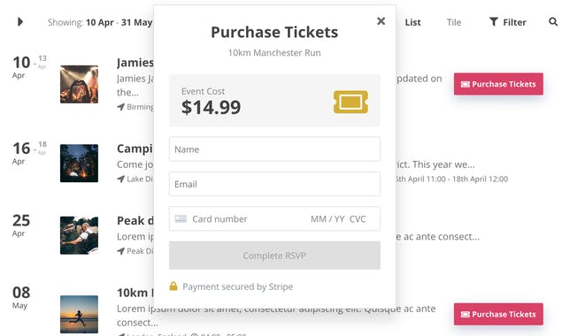 Event Calendar App 1.0