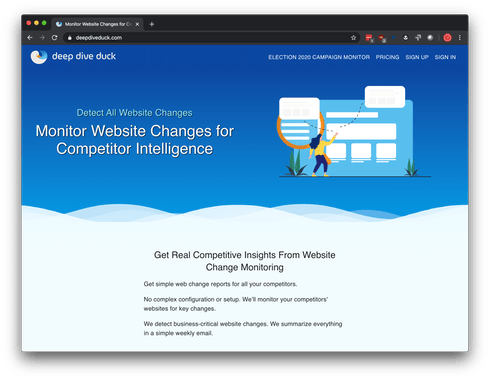 Election 2020 Web Change Monitor