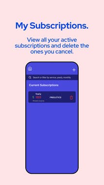 My Subscriptions Tracker App