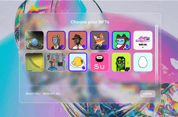 Show my NFT on Twitter