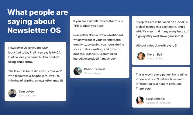 Newsletter Operating System