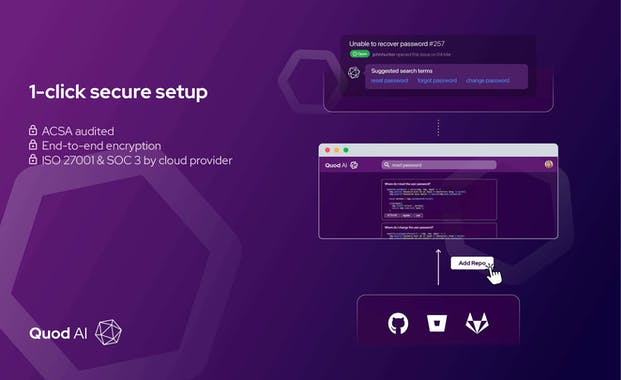 Code search for Github & Jira by Quod AI