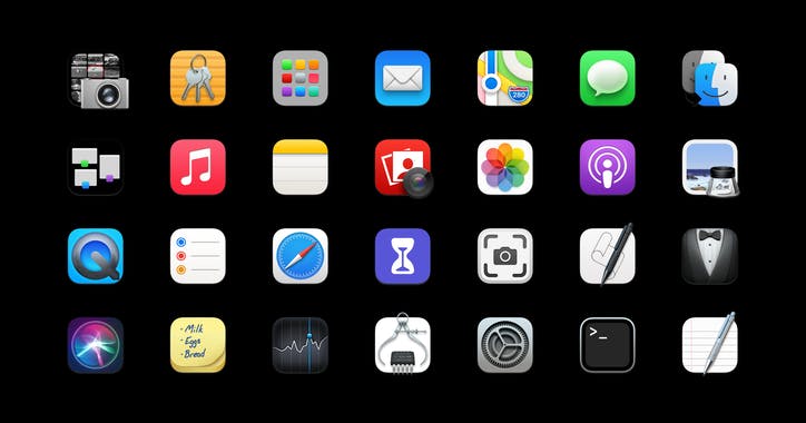 macOS Big Sur icons