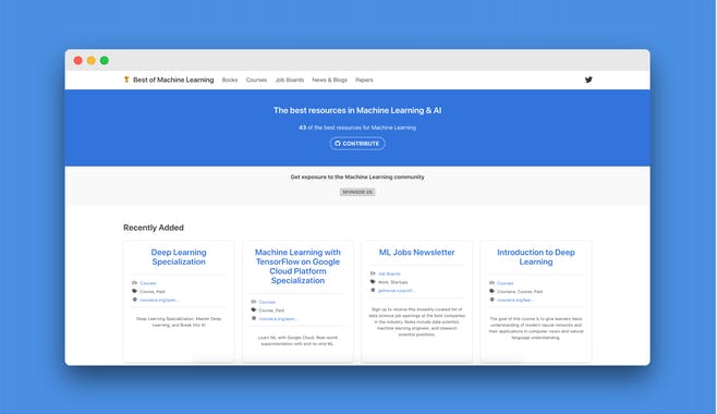 Best of Machine Learning