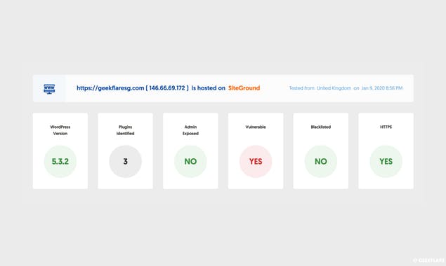WordPress Security Scanner