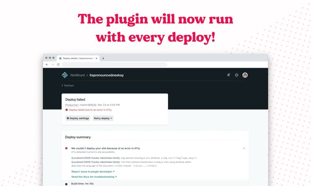 Netlify Build Plugins