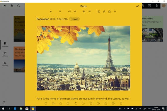 Notebook for Windows