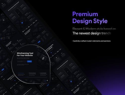 Uranus v1.3 - Wireframe Kit