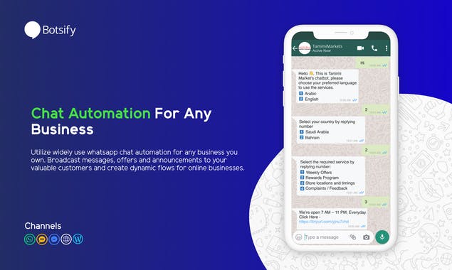WhatsApp Chatbot by Botsify