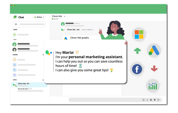 Clever Ads for Google Chat