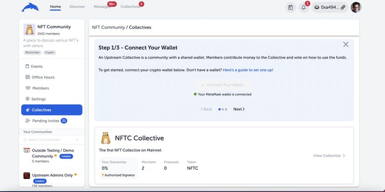 Upstream Collectives