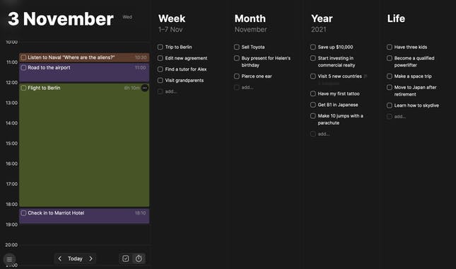 Goal Manager by Timestripe