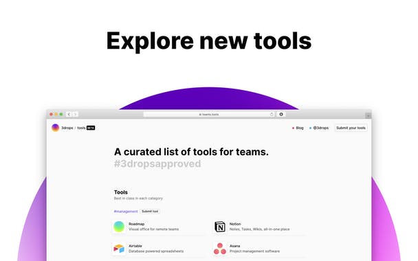 Tools for Teams
