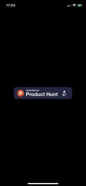 Product Hunt badge for iOS (Unofficial)